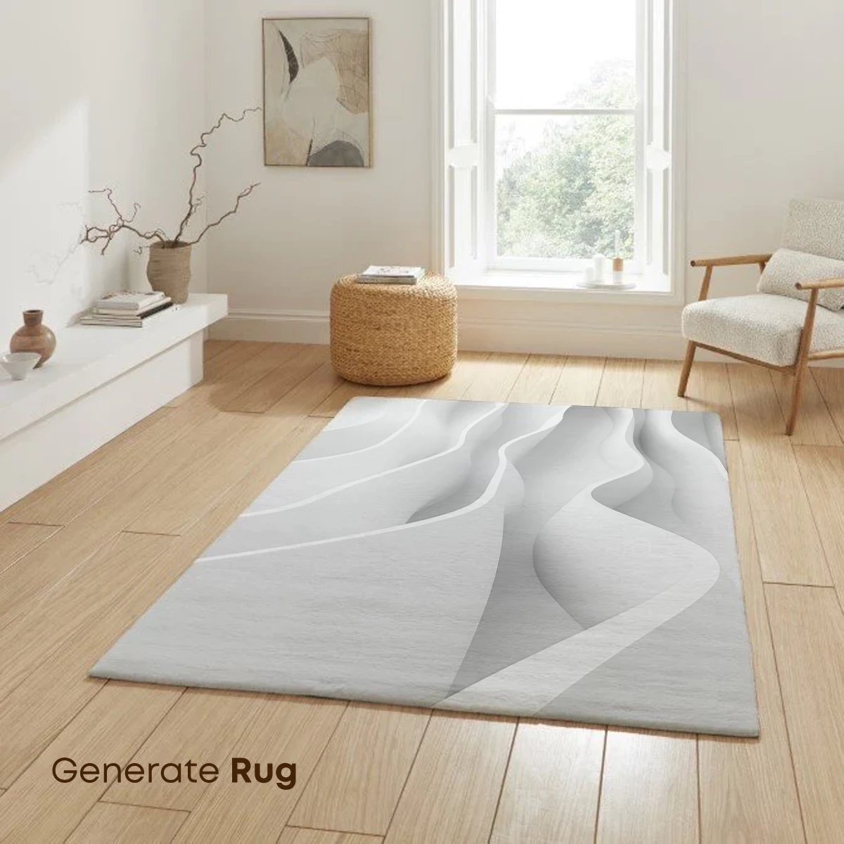 Elegant White Waves: A Sculptural Odyssey - Image 6