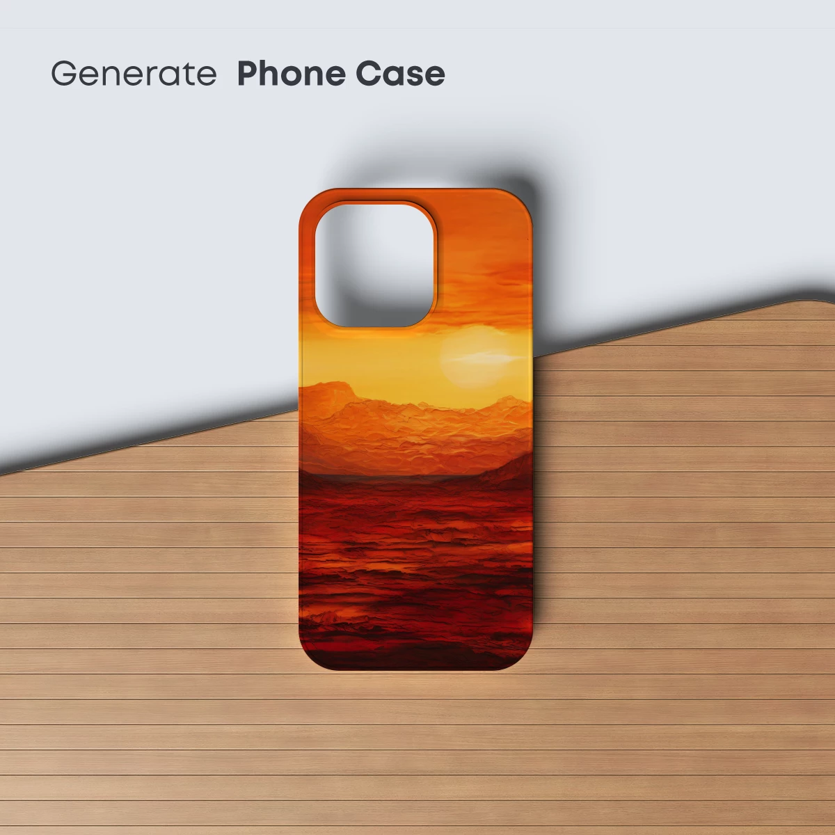 Crimson Canyon Sunset: A Fiery Odyssey - Image 3