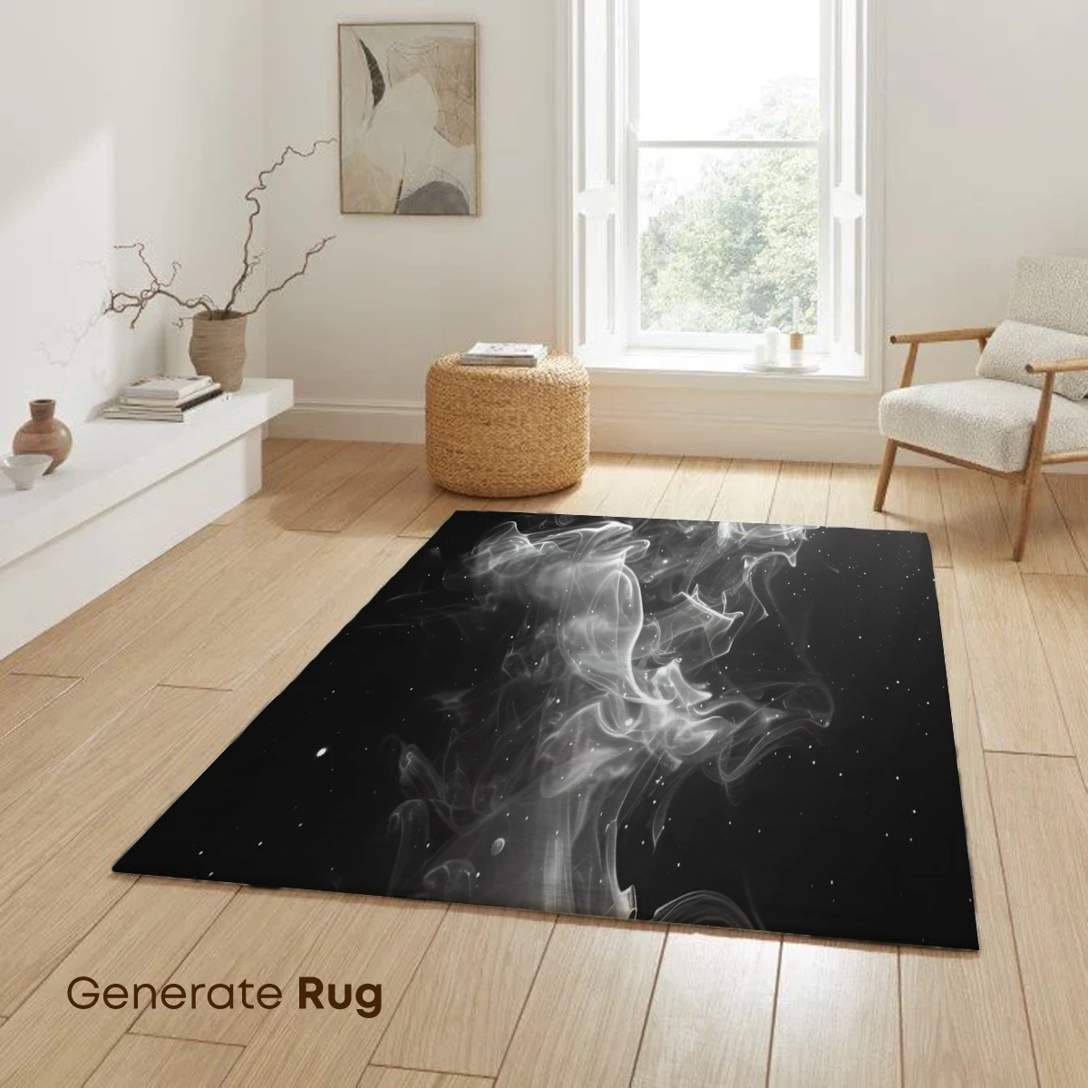 Ethereal Smoke Dance: Monochrome Whispers - Image 6