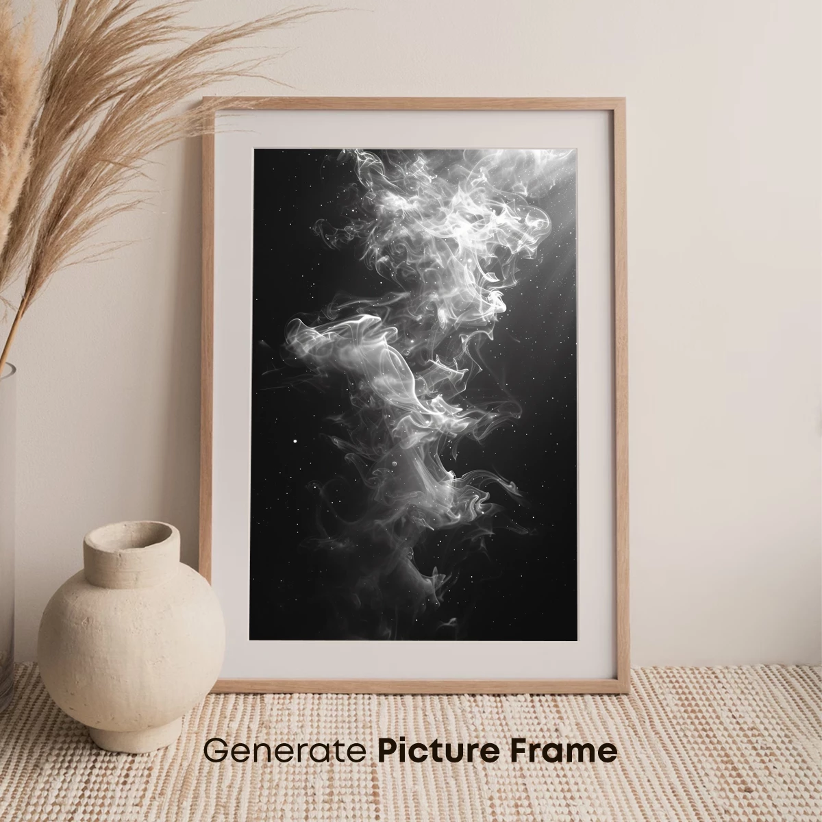 Ethereal Smoke Dance: Monochrome Whispers - Image 7