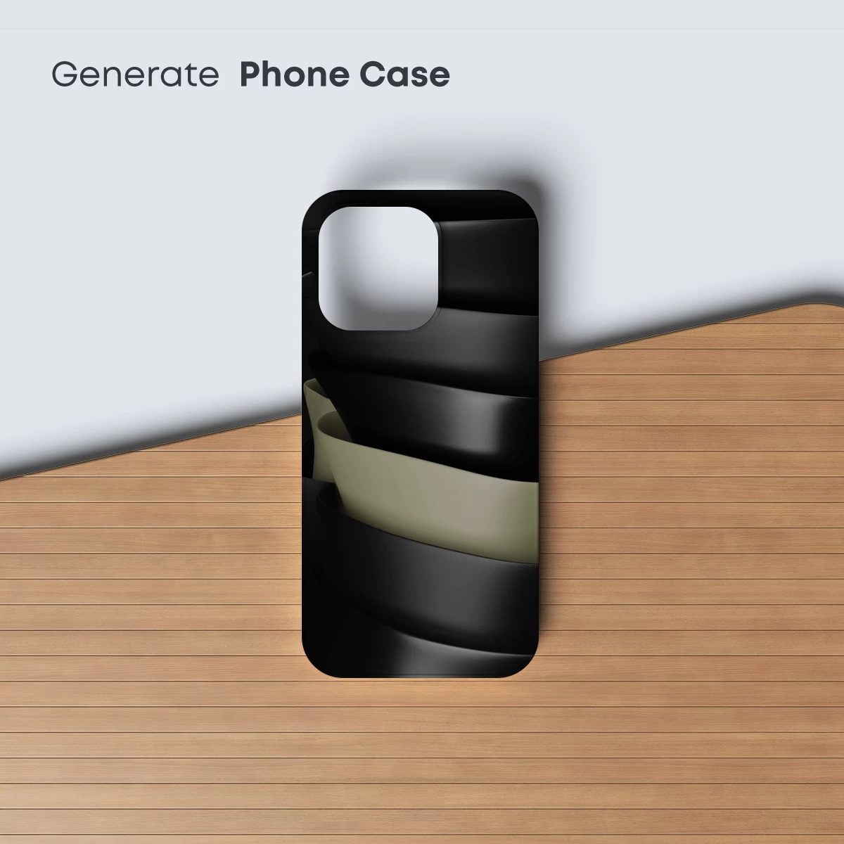 Elegant Black and Cream Spirals: A Study in Contrast - Image 3