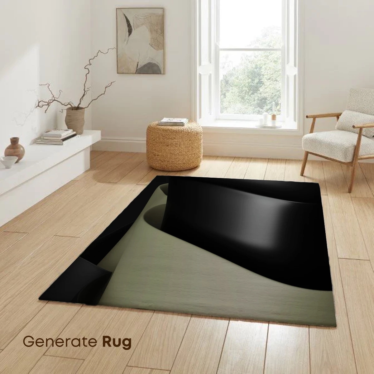 Elegant Black and Cream Spirals: A Study in Contrast - Image 6