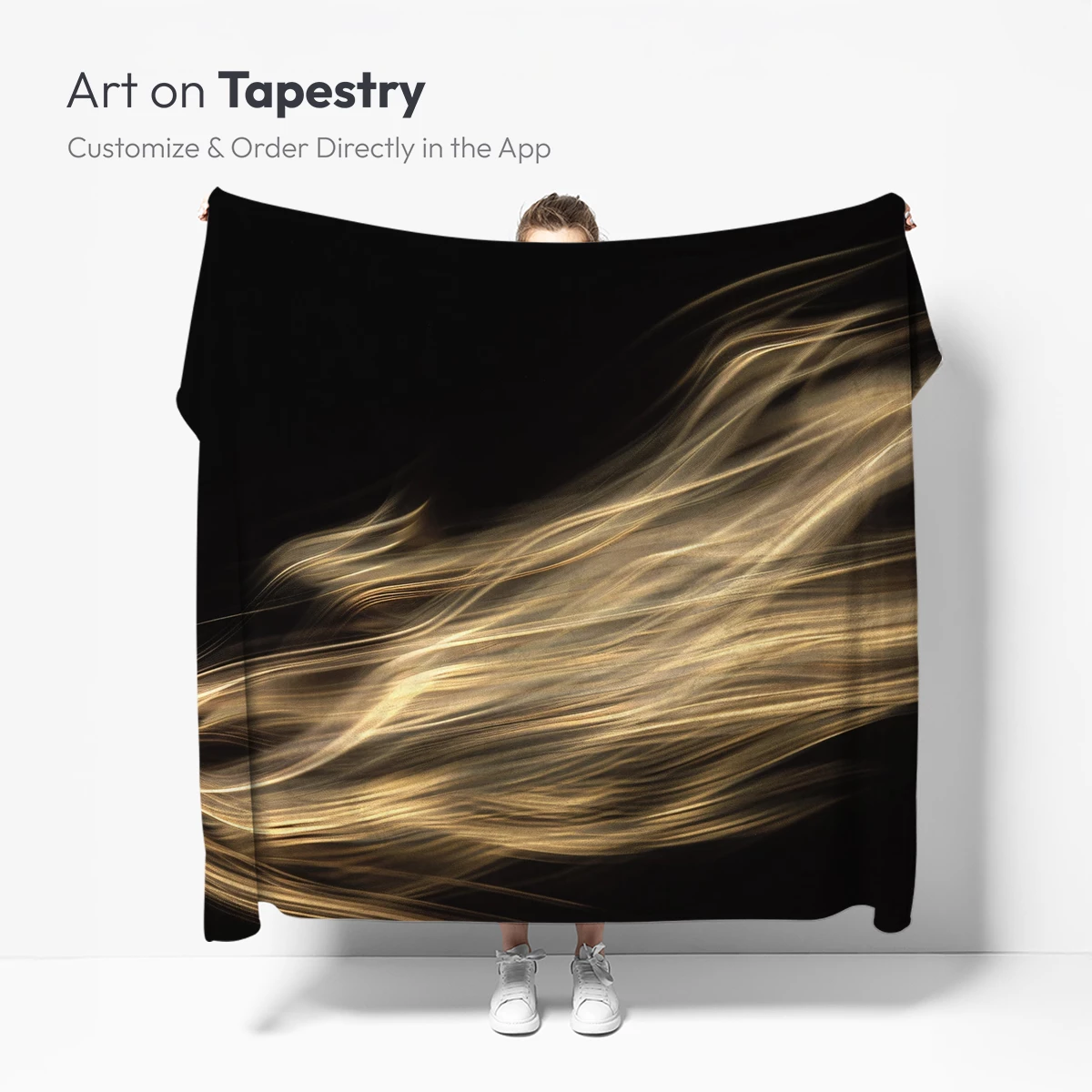 Golden Whispers: Ethereal Light Trails - Image 4