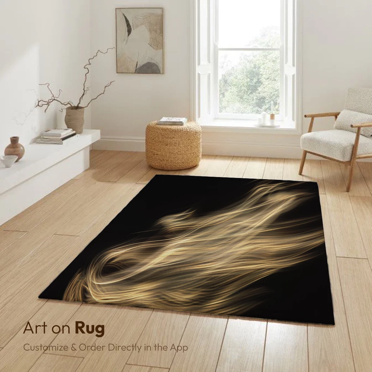 Golden Whispers: Ethereal Light Trails - Image 5