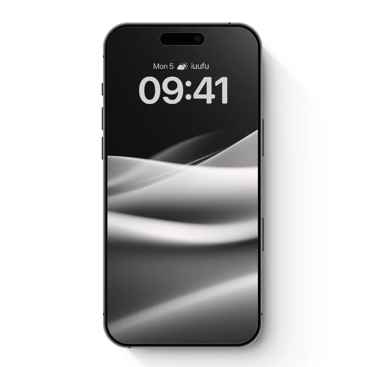 Elegant Silver Waves: Abstract Fluidity in Monochrome