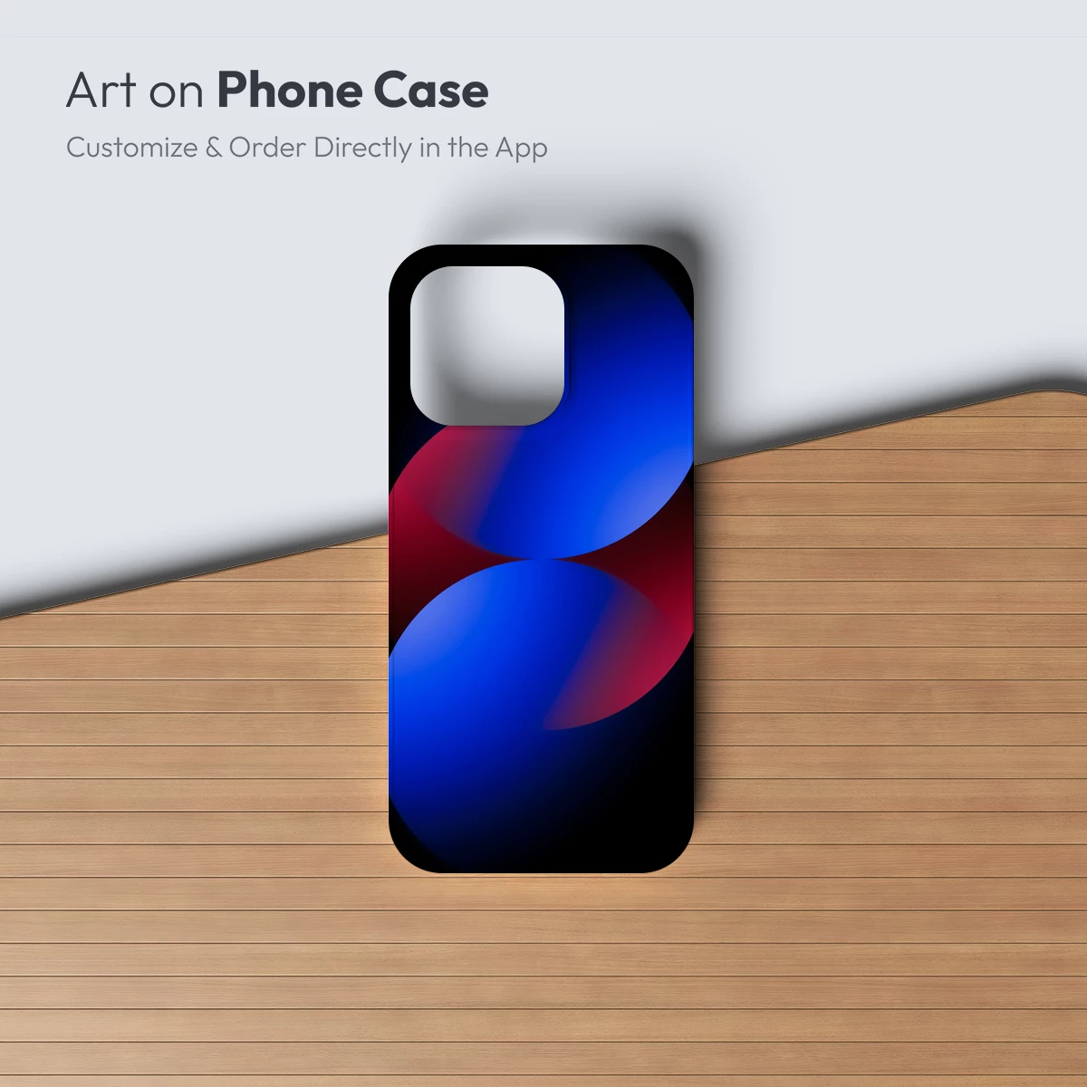 Eclipse of Colors: Blue and Red Fusion - Image 3