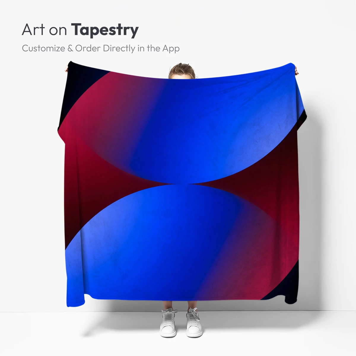 Eclipse of Colors: Blue and Red Fusion - Image 5