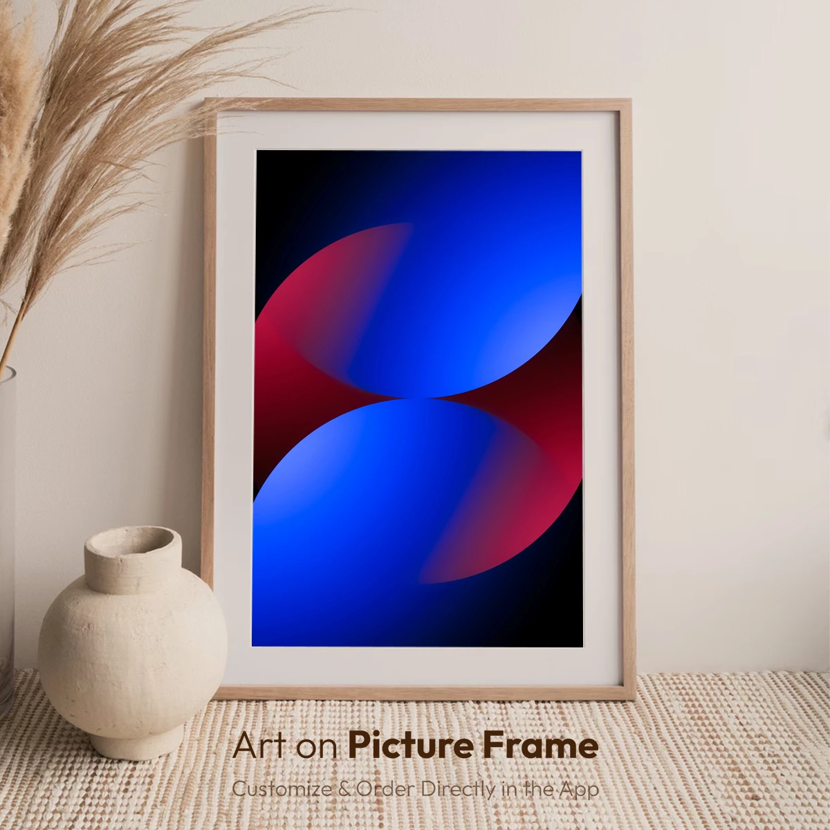 Eclipse of Colors: Blue and Red Fusion - Image 7