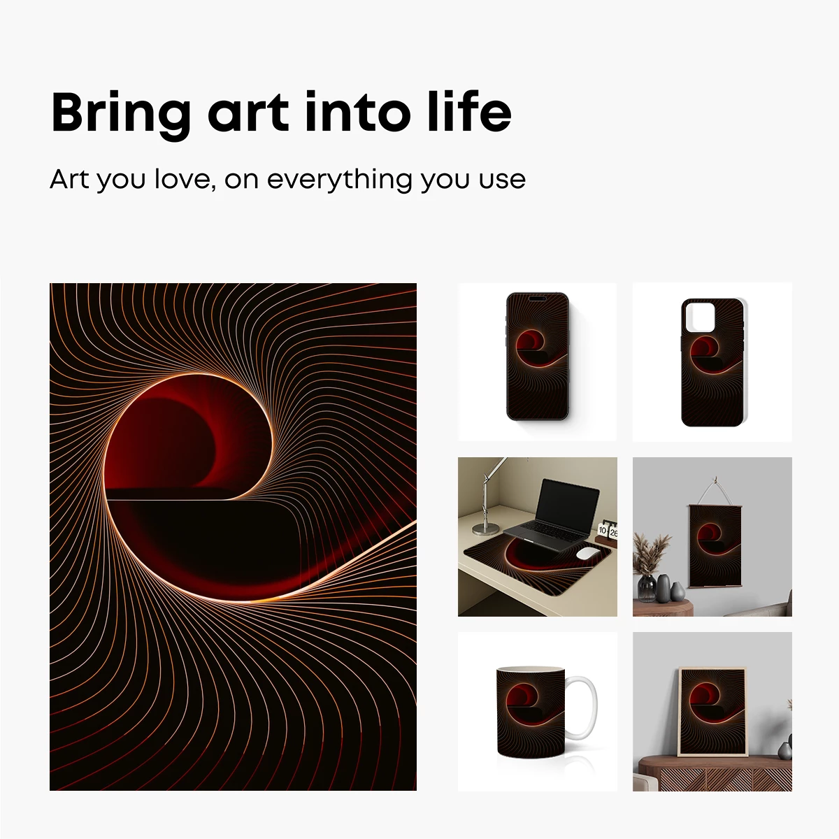 Eclipse of Curves: Abstract Line Art - Image 2
