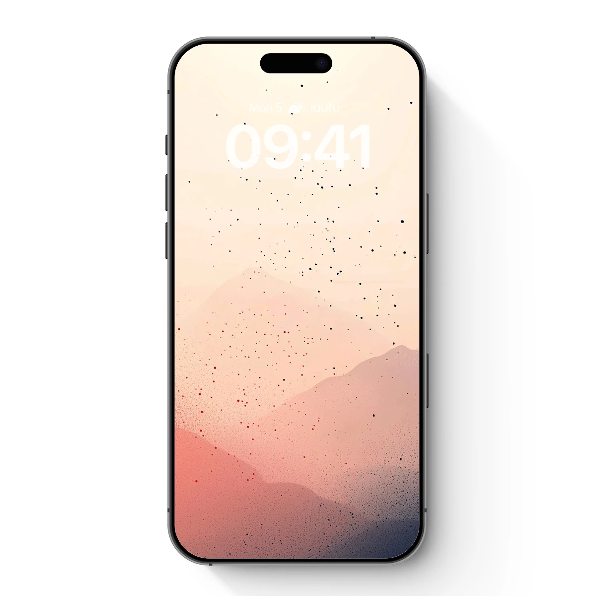 Ethereal Mountain Mist with Celestial Dots