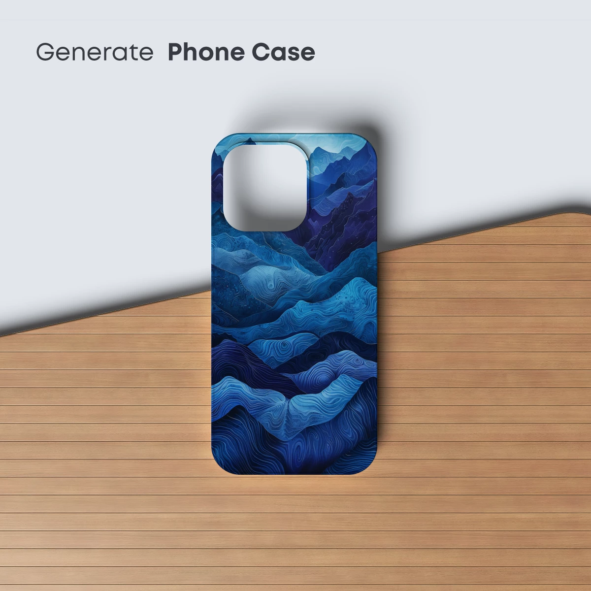 Blue Mountain Rhythms: A Topographic Symphony - Image 3