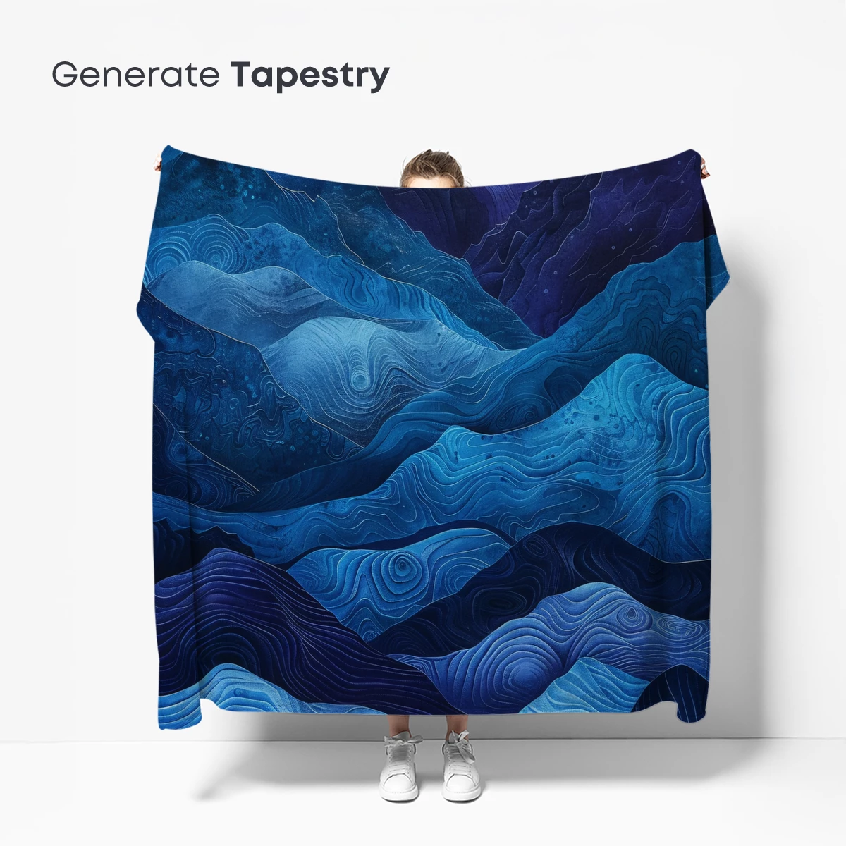 Blue Mountain Rhythms: A Topographic Symphony - Image 5