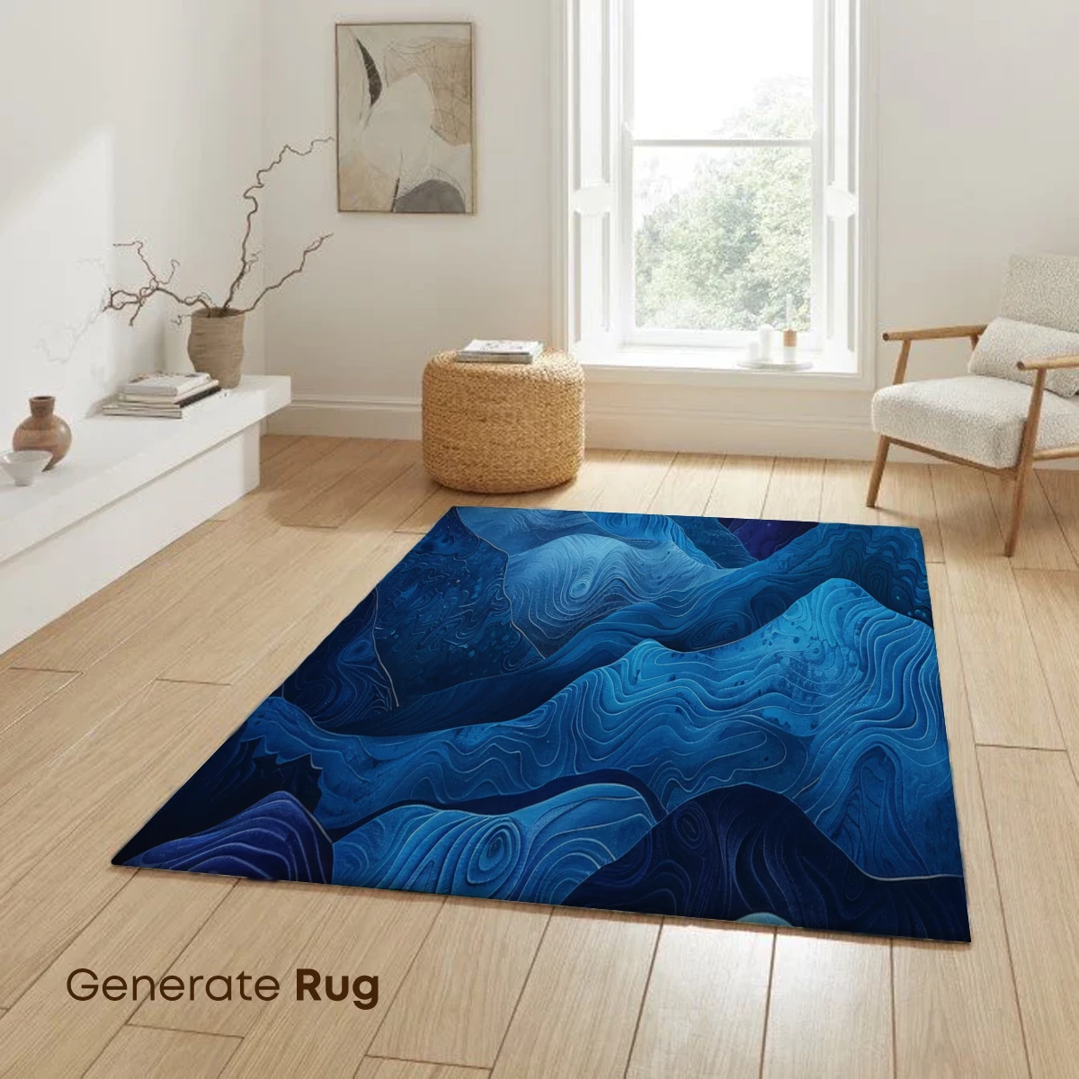 Blue Mountain Rhythms: A Topographic Symphony - Image 6