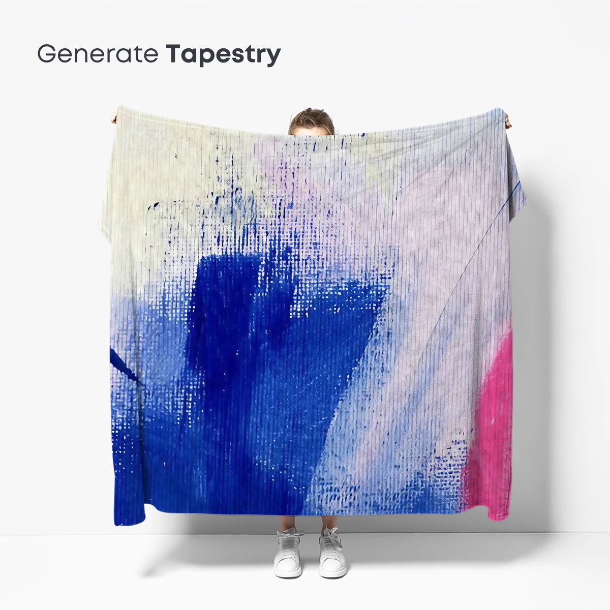 Abstract Urban Pulse: Blue Hues and Red Accents - Image 5