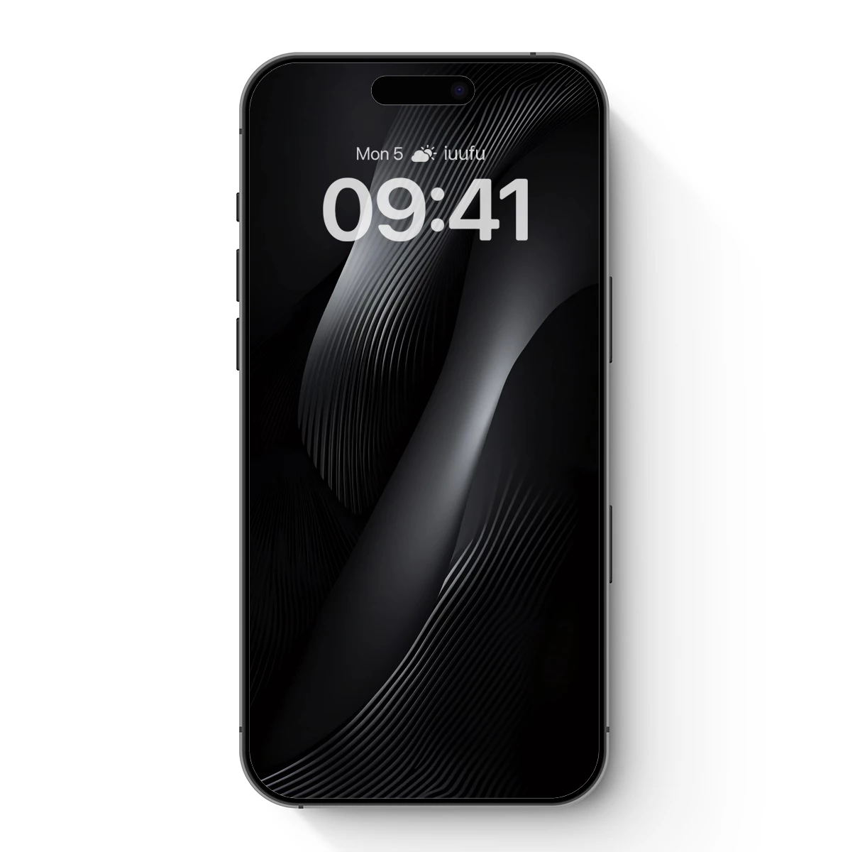 Elegant Black Waves: A Symphony of Shadows