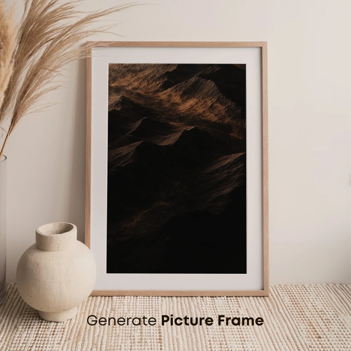 Golden Haze Over Layered Peaks - Image 7