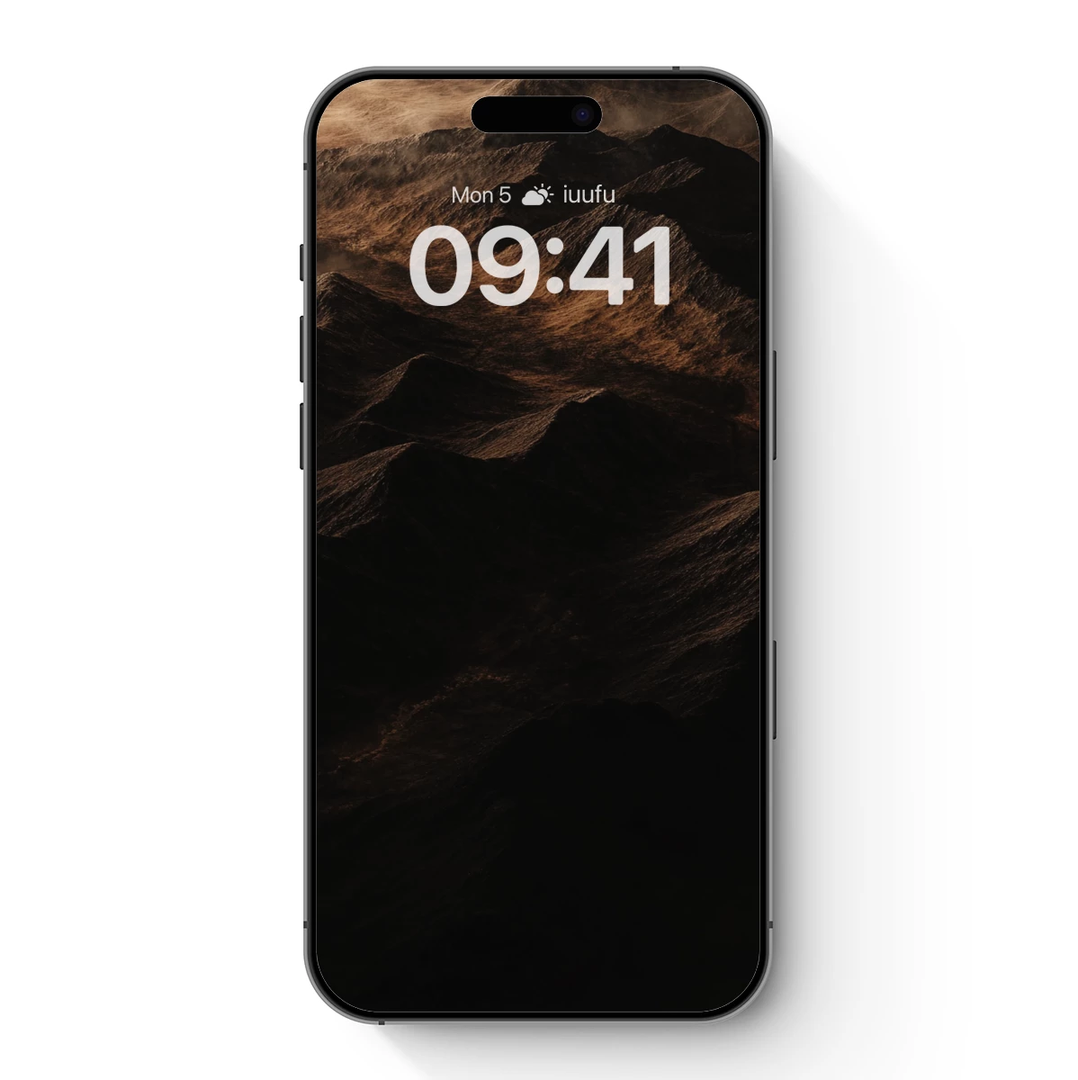 Golden Haze Over Layered Peaks