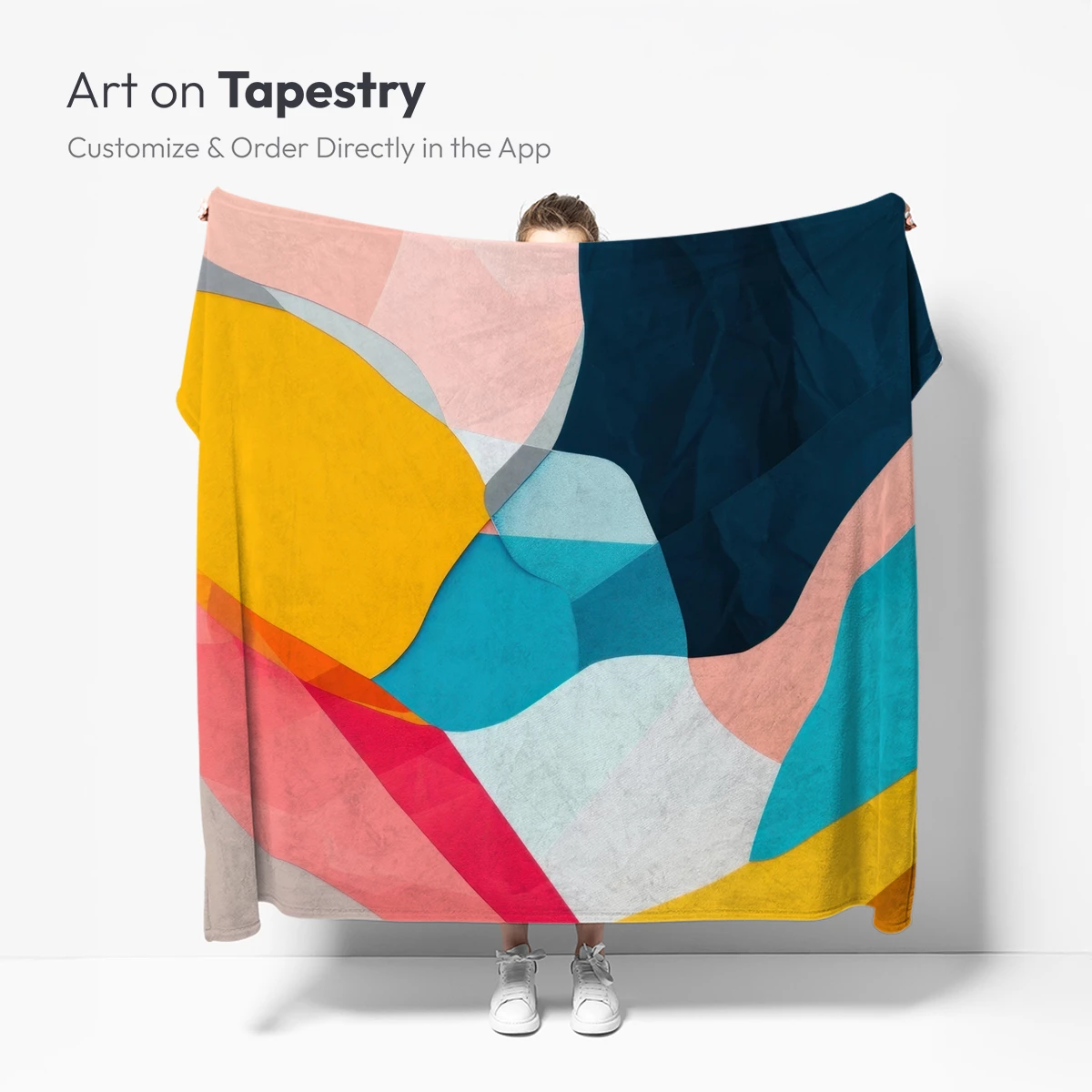 Geometric Symphony in Vivid Hues - Image 5