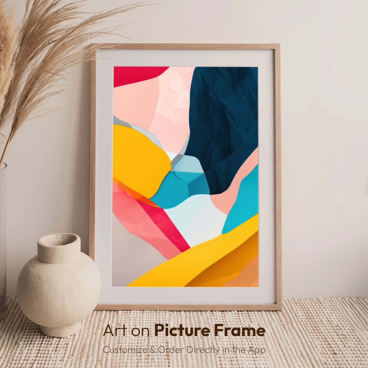 Geometric Symphony in Vivid Hues - Image 7