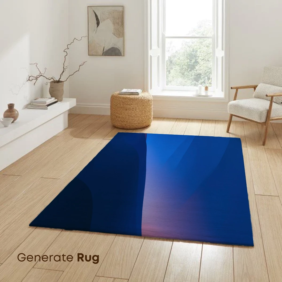 Blue Abyss: Abstract Mountain Odyssey - Image 6