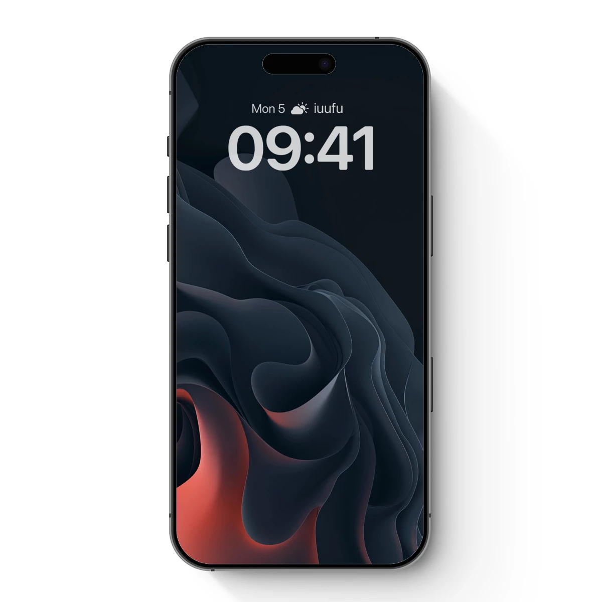 Ethereal Shadows: A Dance of Dark Waves and Crimson Light