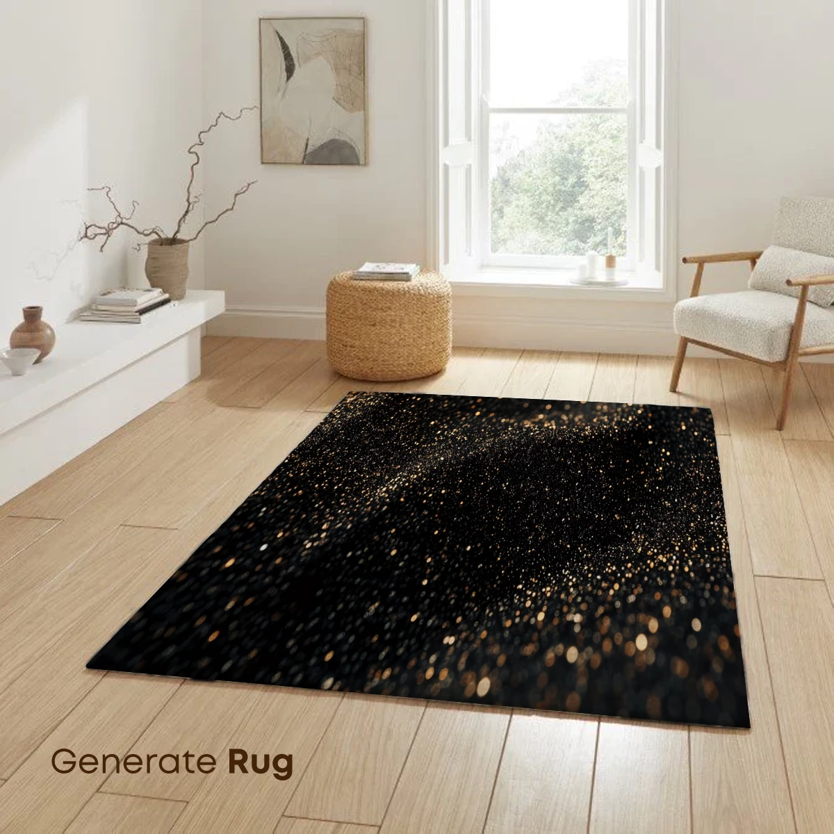 Golden Stardust Veil: Ethereal Bokeh Glow - Image 6