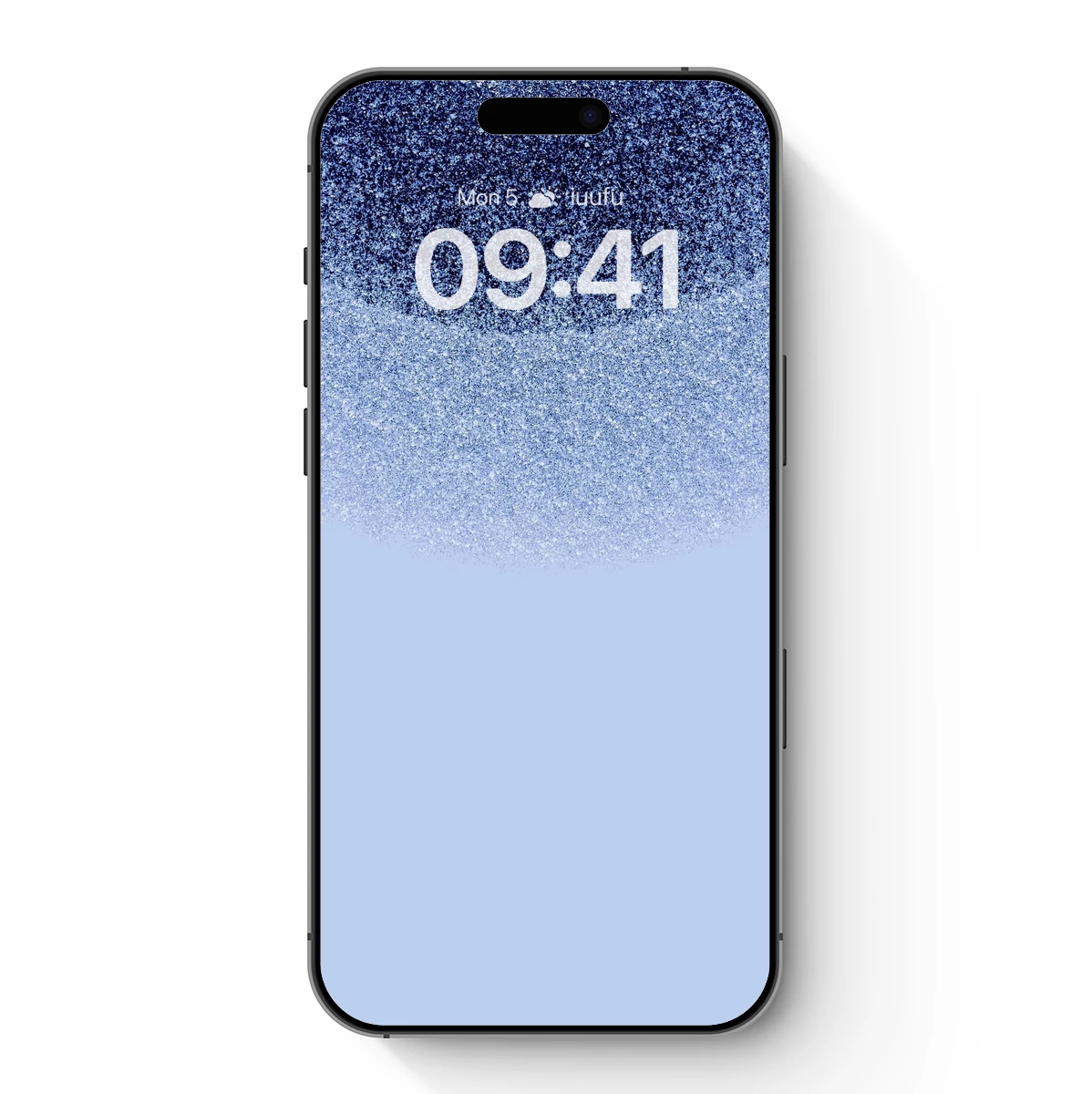 Glittering Blue Horizon: A Celestial Gradient