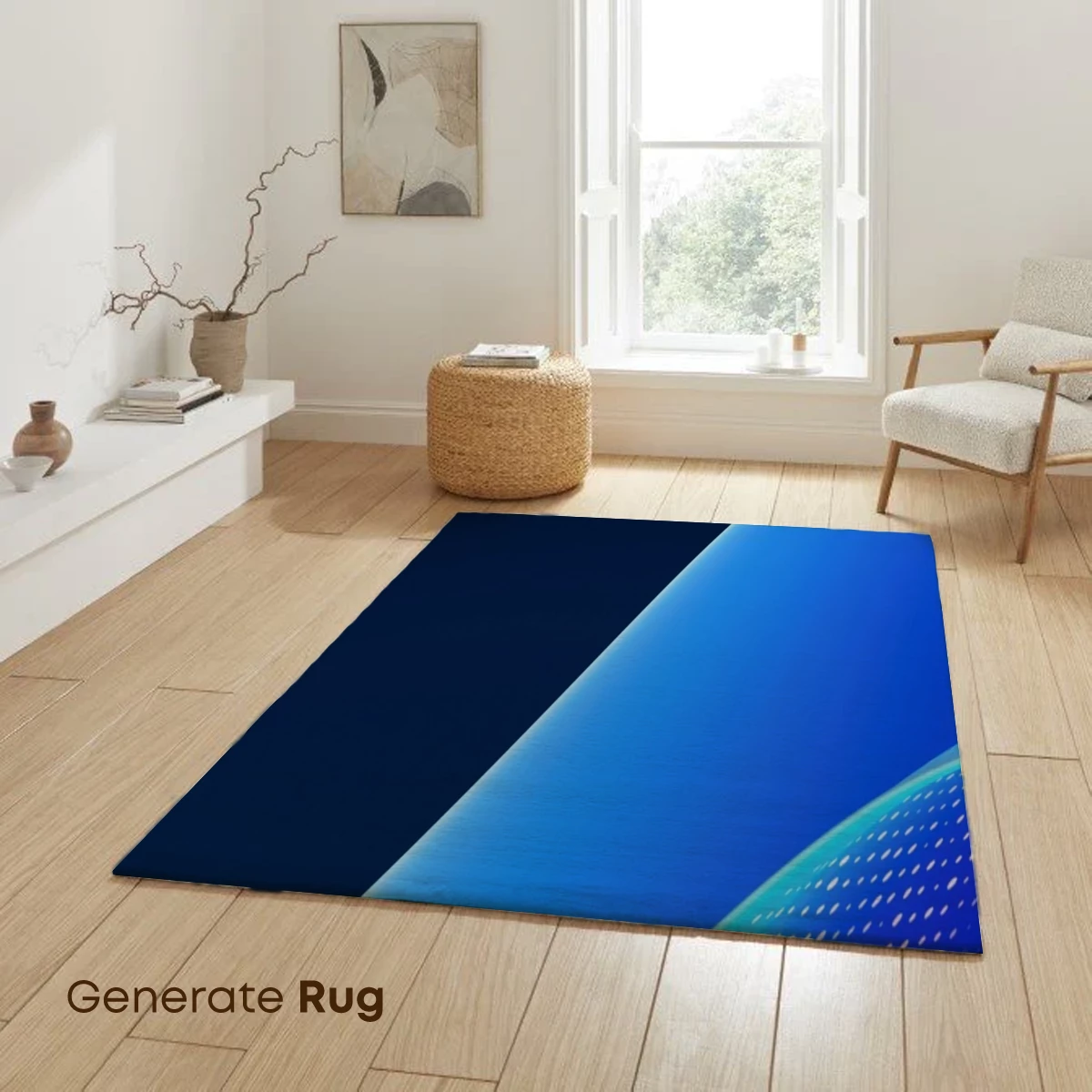 Blue Wave Elegance: Abstract Fluidity - Image 6