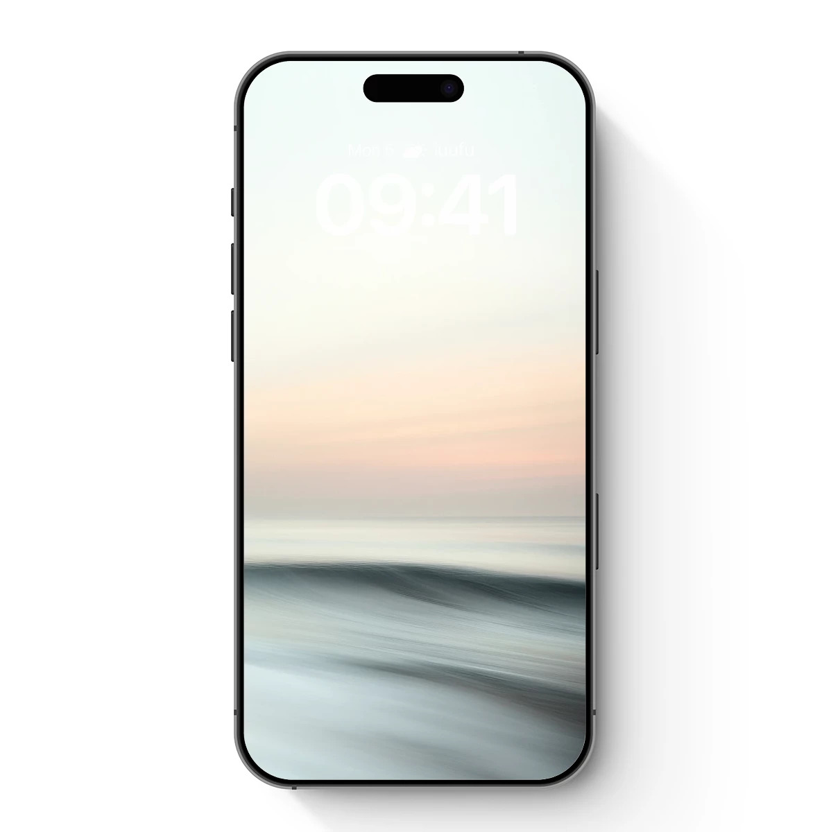Ethereal Horizon: Blurred Waves at Dawn