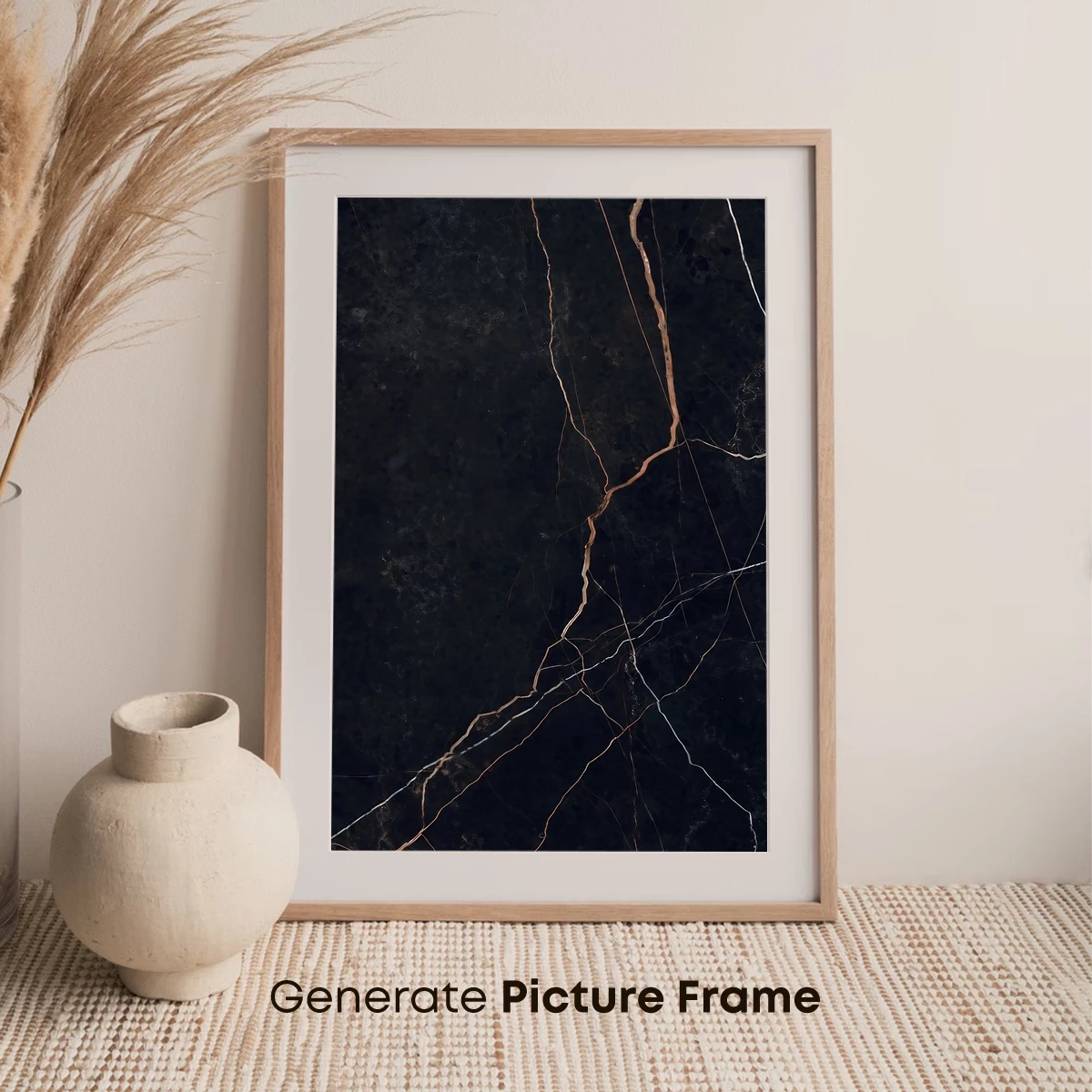 Elegant Veins of Night Marble - Image 7
