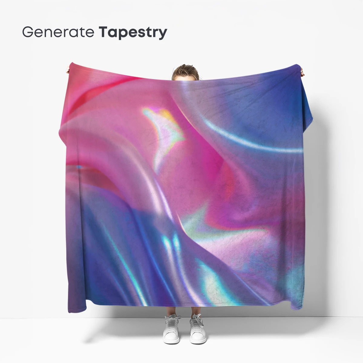 Iridescent Silk Waves: A Fluid Symphony in Pastel Hues - Image 5