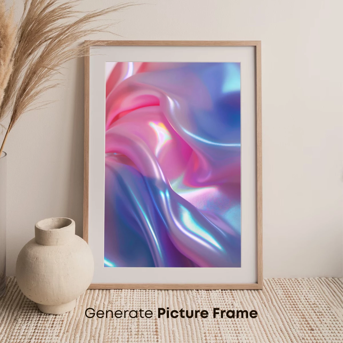Iridescent Silk Waves: A Fluid Symphony in Pastel Hues - Image 7