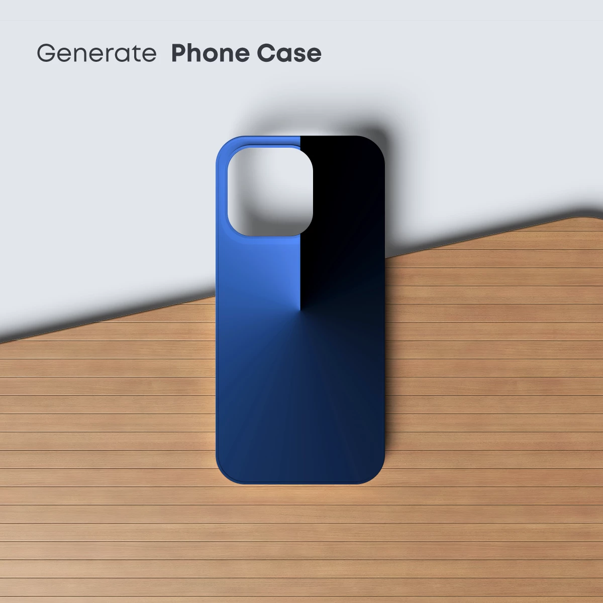 Blue Divide: Shadow and Light Elegance - Image 3