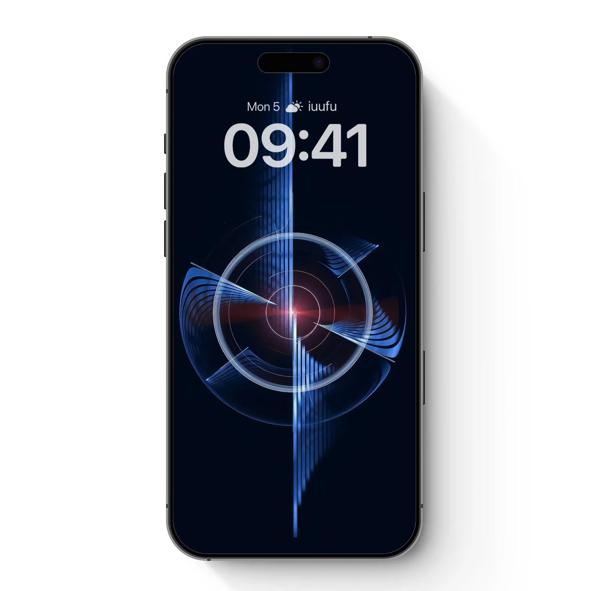 Digital Symphony: Blue Harmonic Vortex