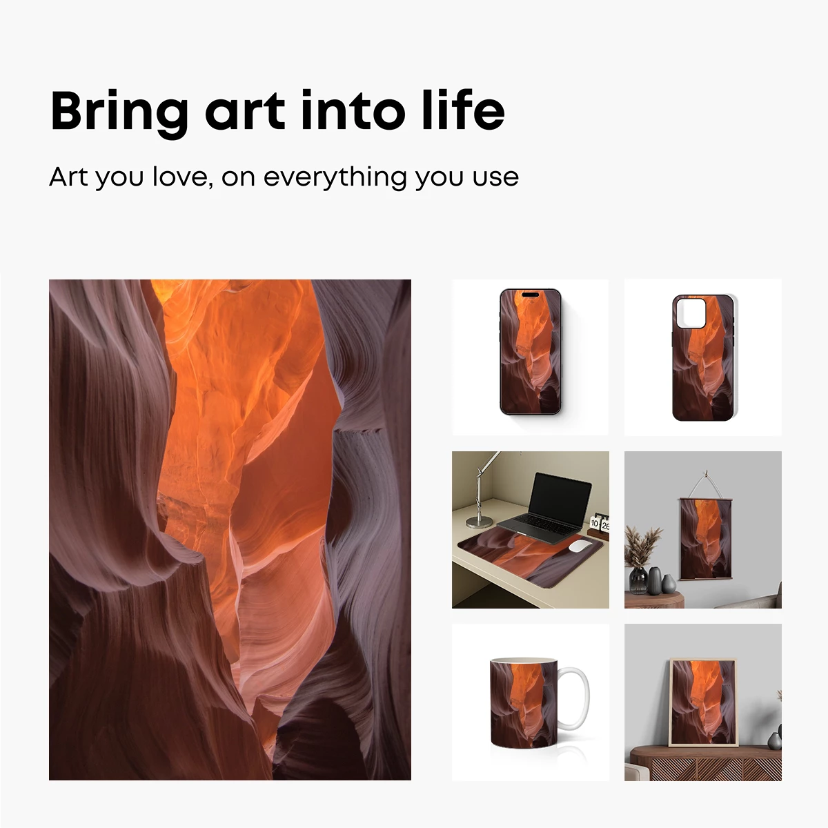 Canyon Symphony: Sunlit Sandstone Elegance - Image 2