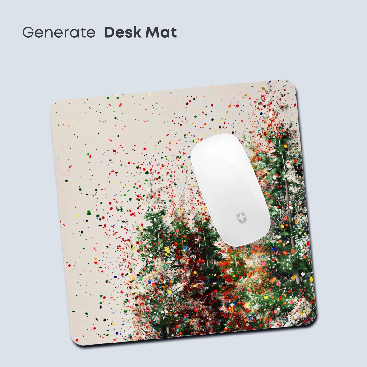 Confetti Forest: Festive Trees in a Whirlwind of Color - Image 4