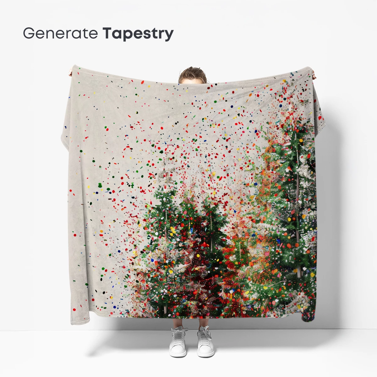 Confetti Forest: Festive Trees in a Whirlwind of Color - Image 5