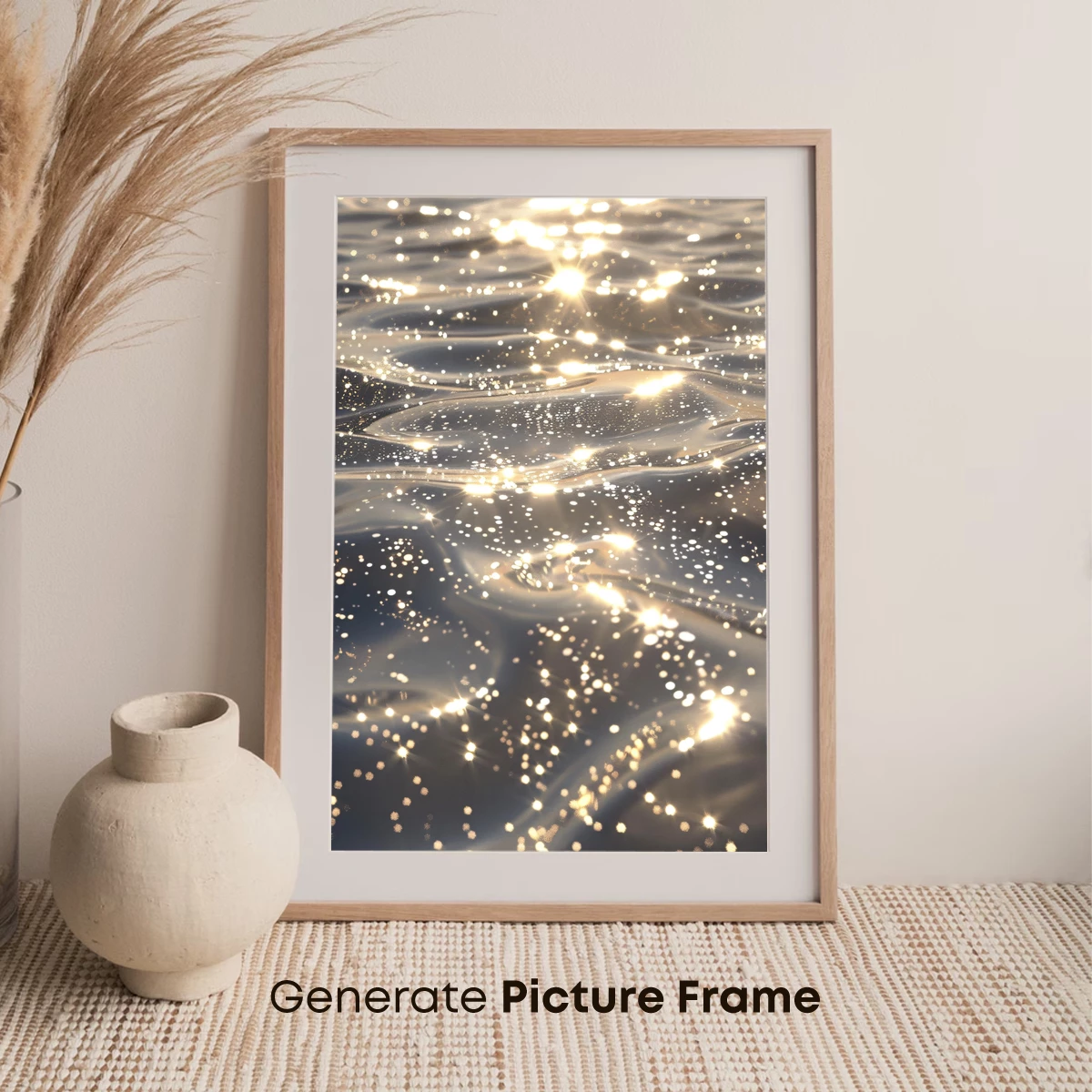 Golden Ripple Symphony: Sunlit Water Dance - Image 7