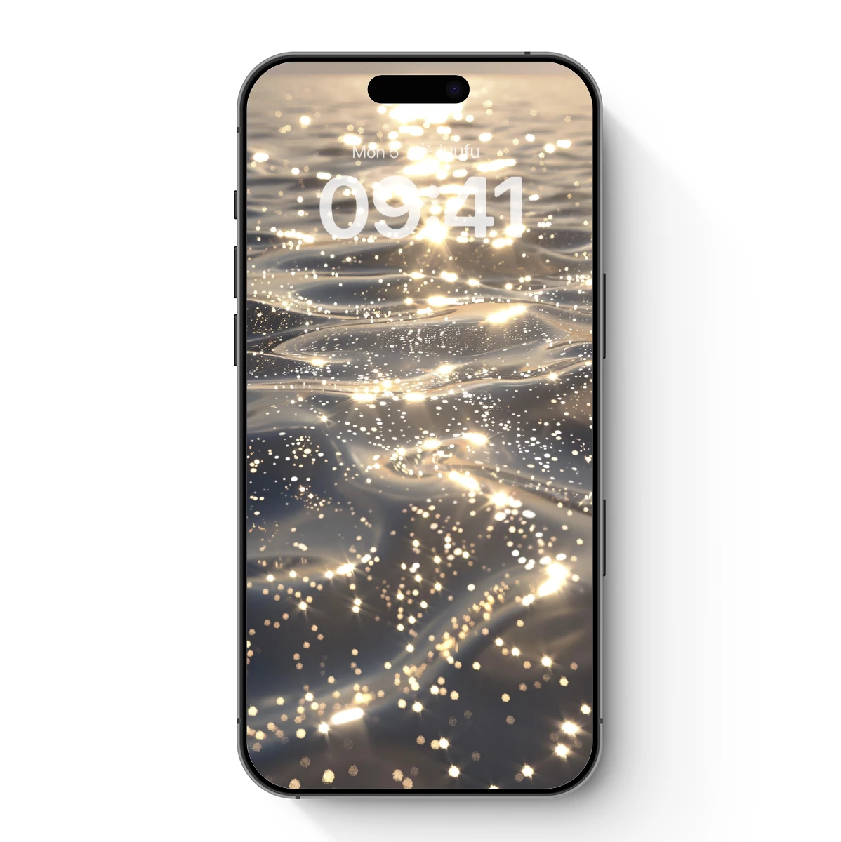 Golden Ripple Symphony: Sunlit Water Dance