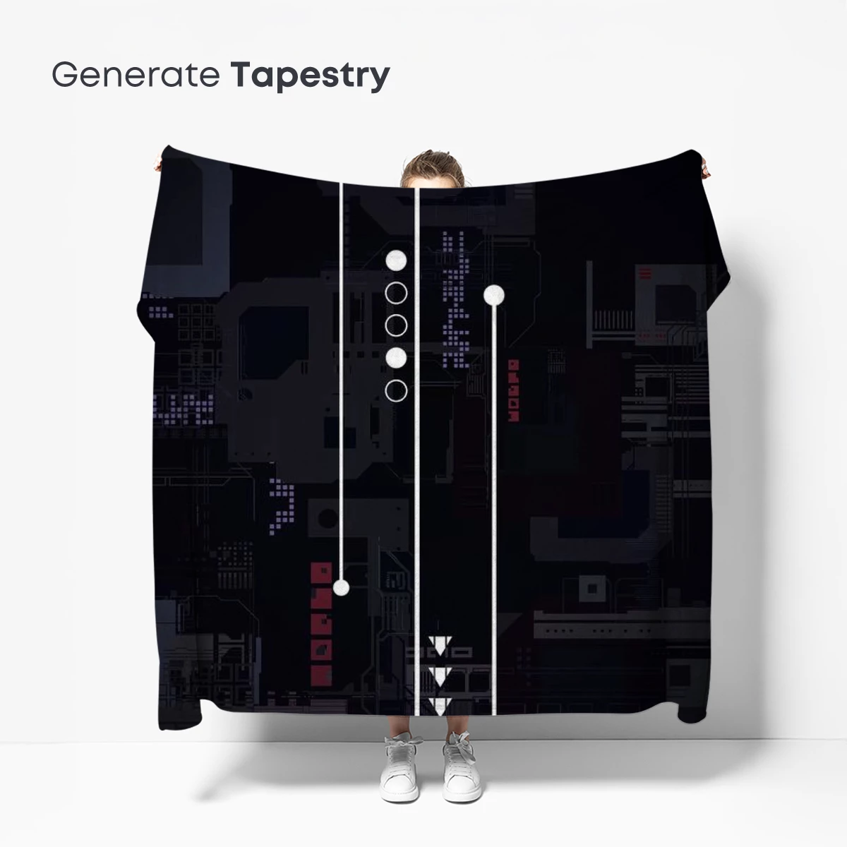 Circuit Symphony: Minimalist Tech Art - Image 5