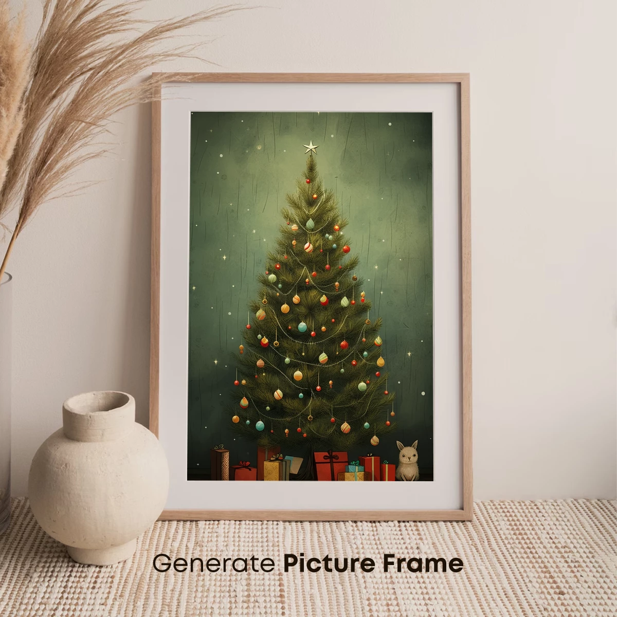 Enchanted Christmas Tree with Whimsical Ornaments - Image 7