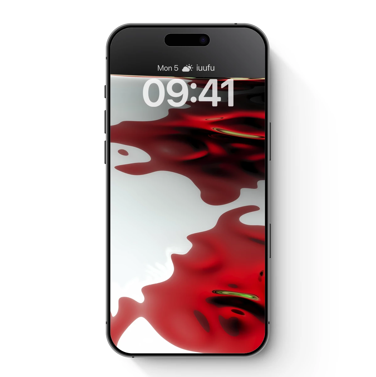 Crimson Tides: Abstract Fluid Artistry