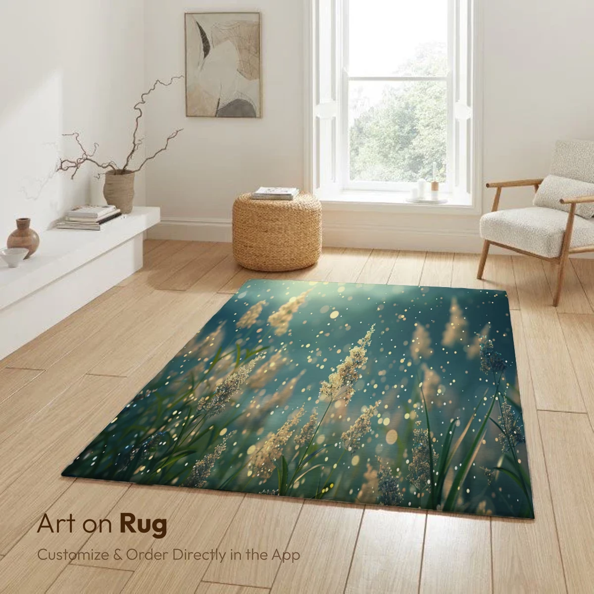 Enchanted Meadow Glow: Ethereal Flowers in Soft Light - Image 5