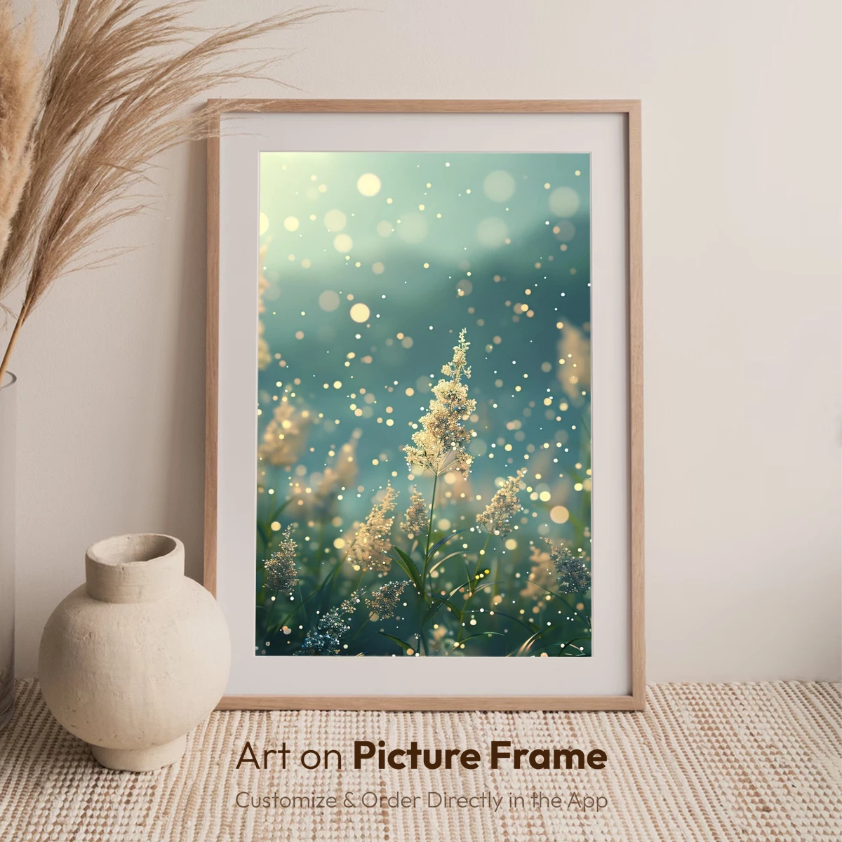 Enchanted Meadow Glow: Ethereal Flowers in Soft Light - Image 6