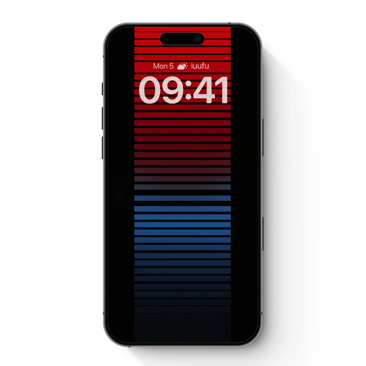 Gradient Symphony: Red to Blue Stripes