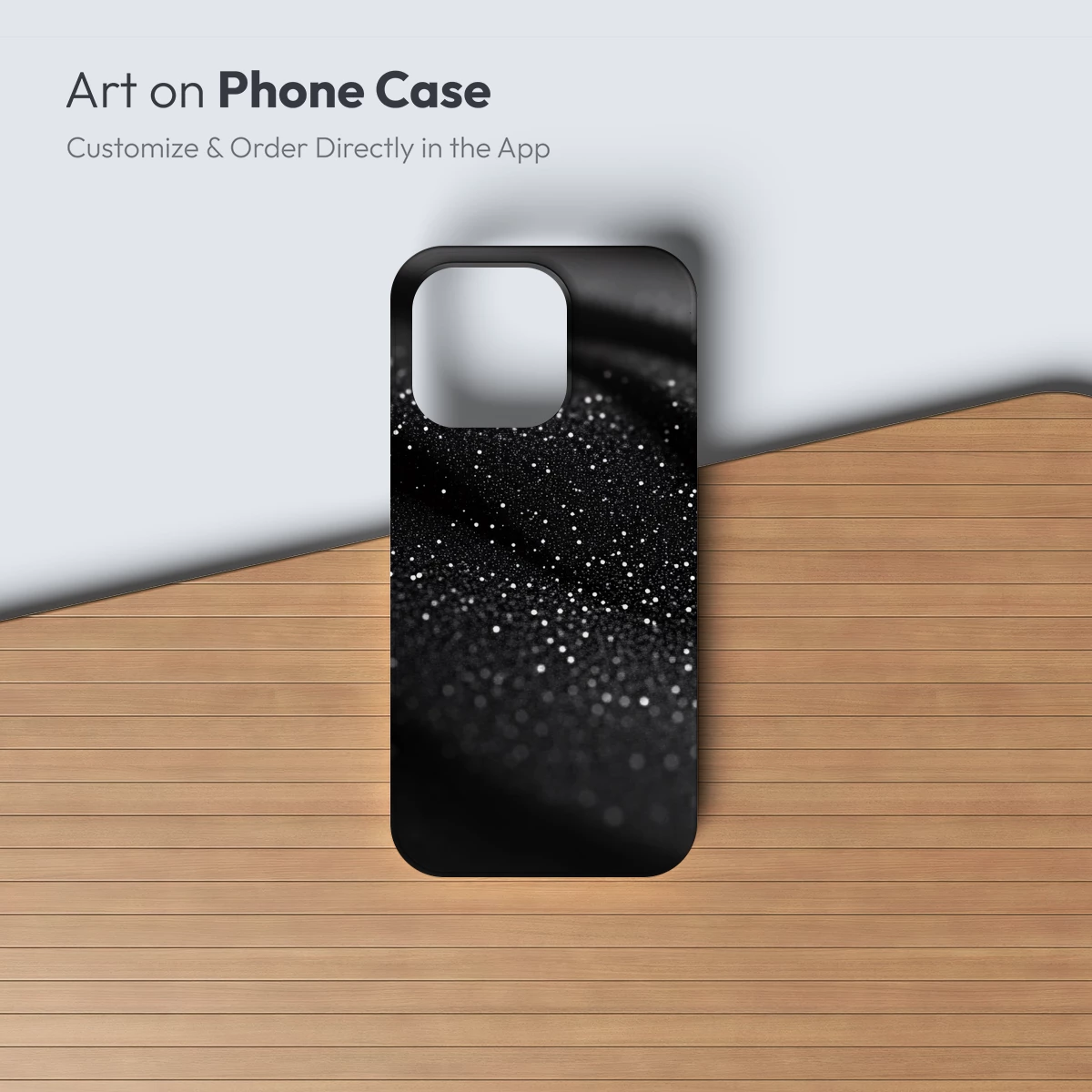 Ethereal Black Velvet: A Constellation of Sparkles - Image 2