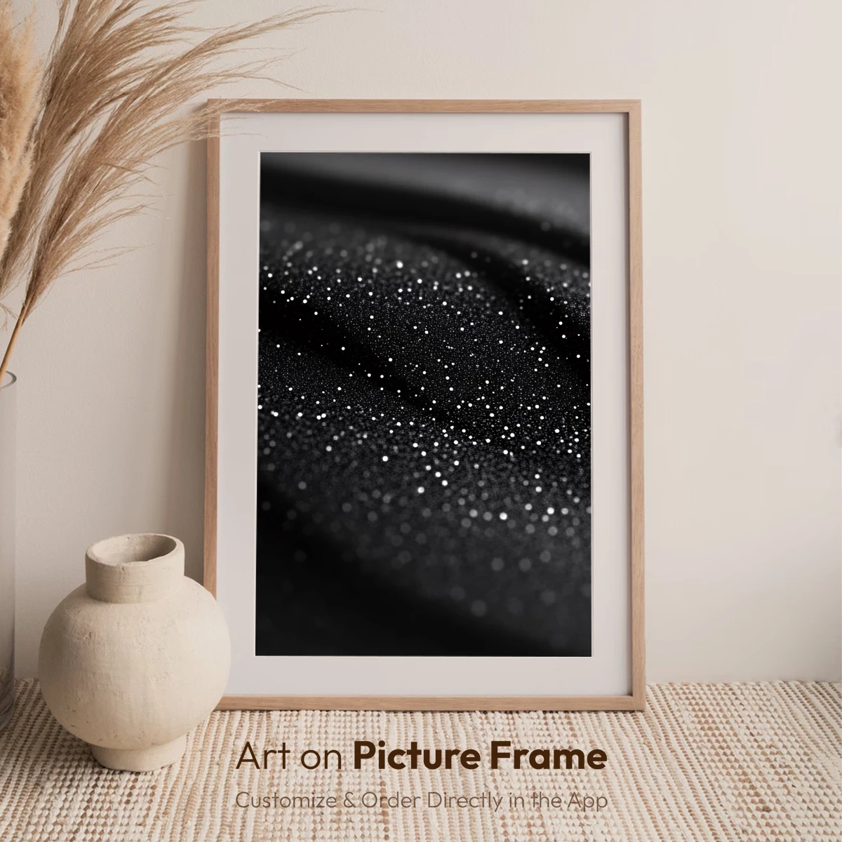 Ethereal Black Velvet: A Constellation of Sparkles - Image 6