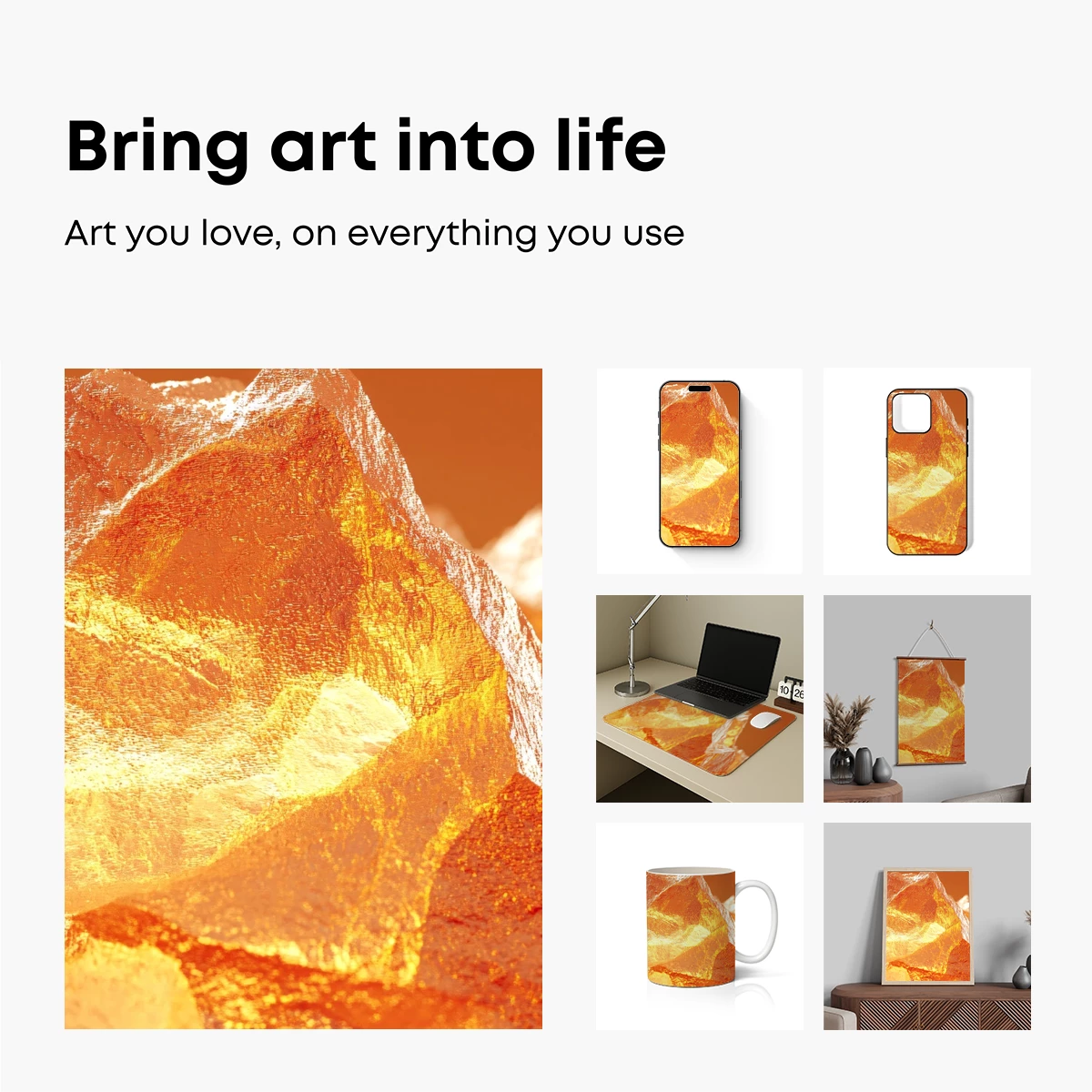 Golden Crystal Radiance: A Sunlit Sculpture - Image 2