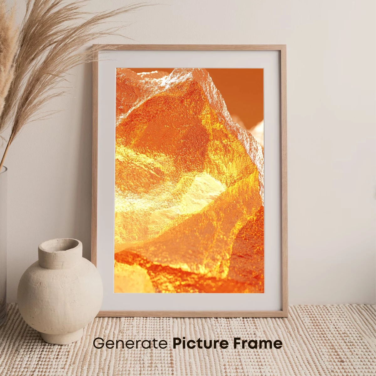 Golden Crystal Radiance: A Sunlit Sculpture - Image 7
