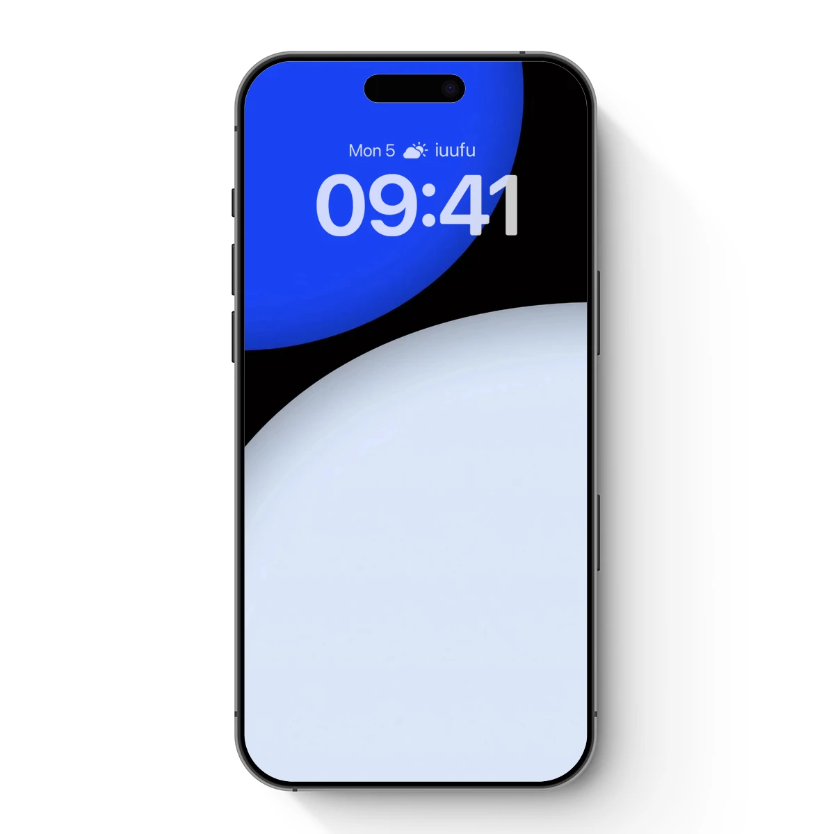 Cosmic Duo: Blue and White Spheres in Harmony